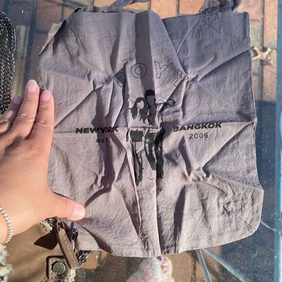 BOYY Python Embossed Leather Slash Crossbody Bag NWT - Picture 12 of 14